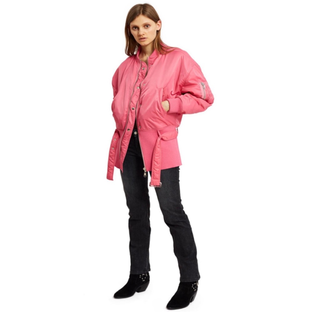 Opening Ceremony Satin Bomber Jacket